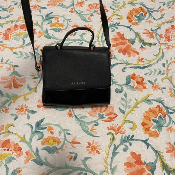 Ted baker faux leather top handle bag - Picture 6 of 6